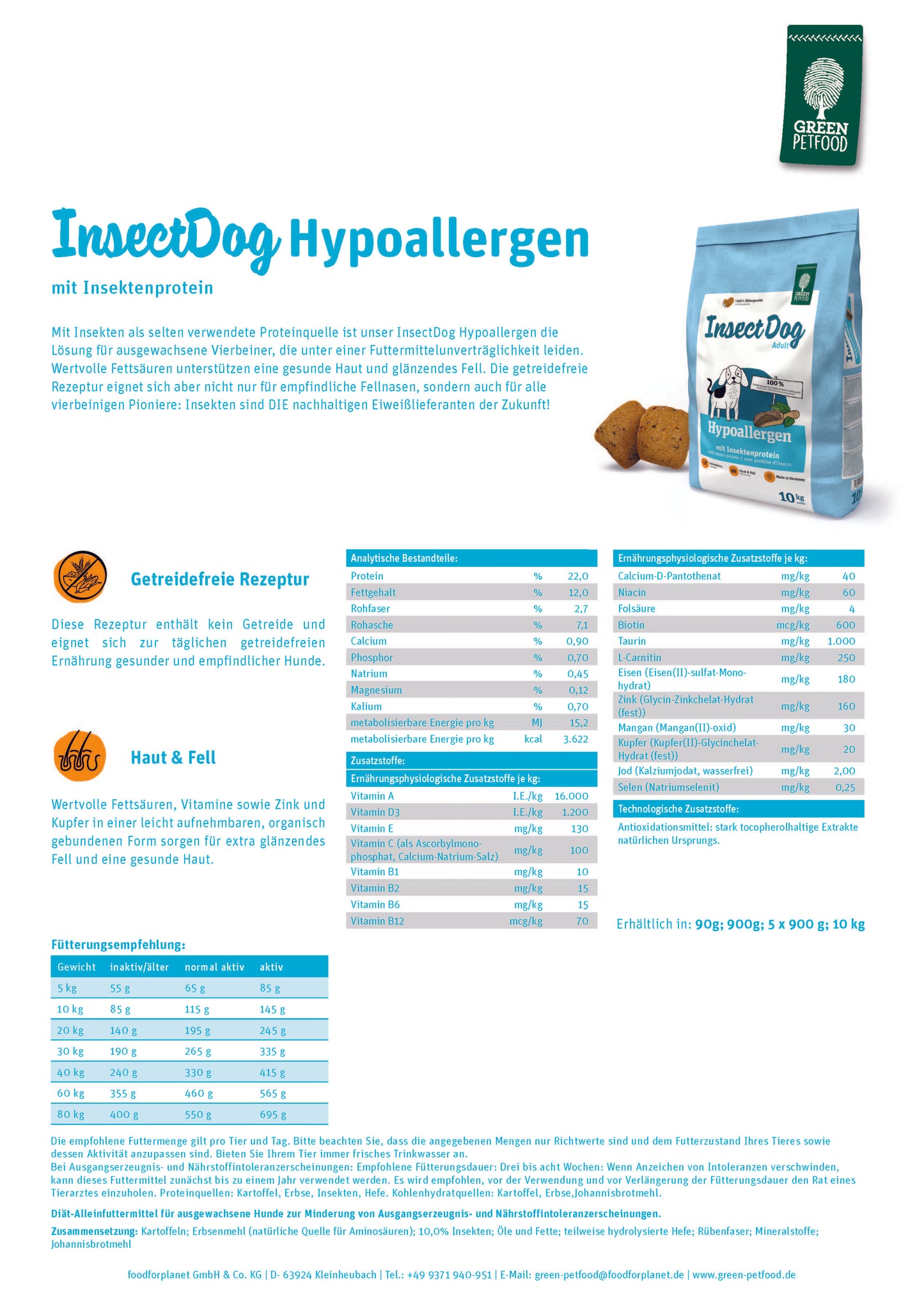 InsectDog hypoallergen 10kg