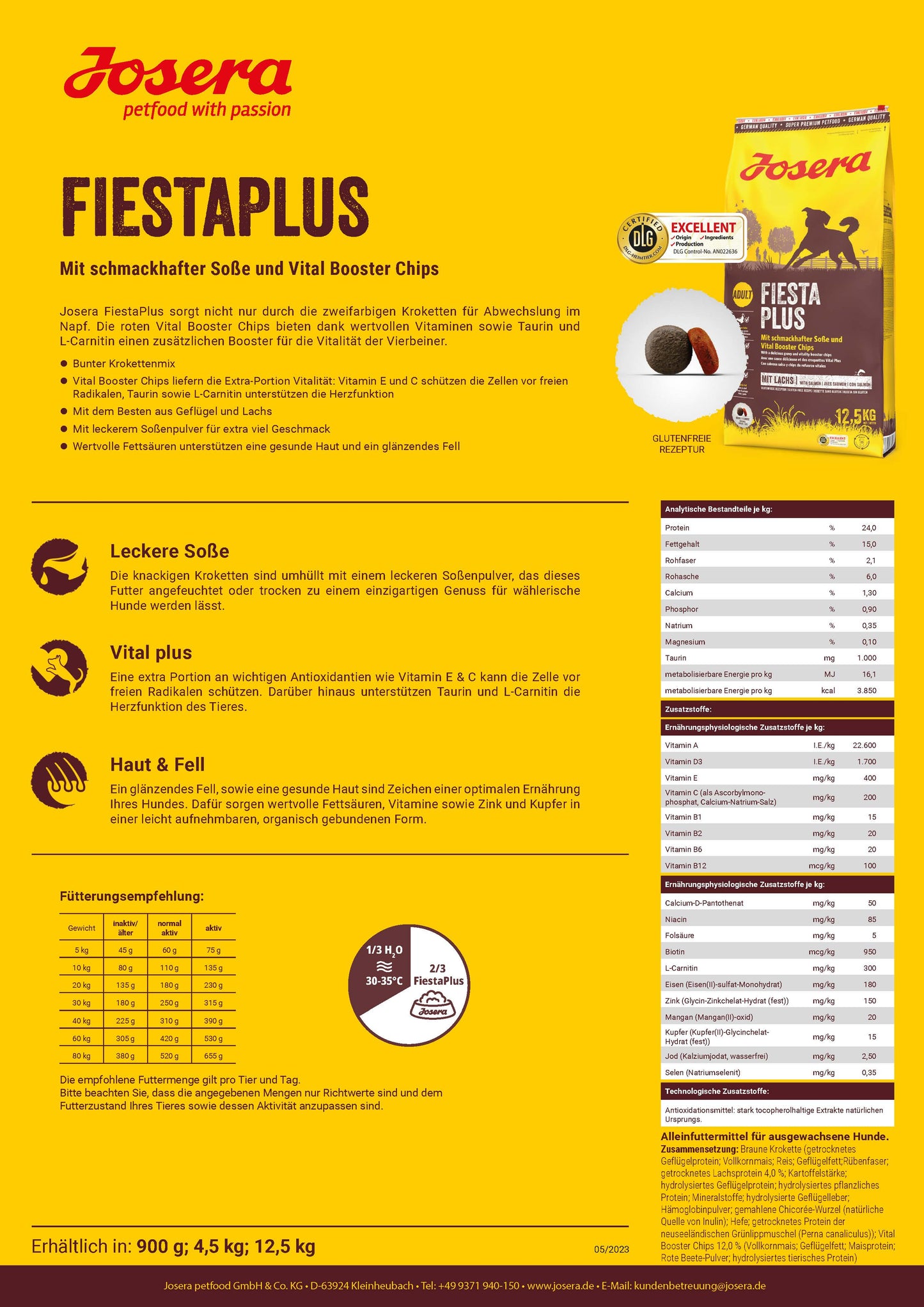 Fiesta plus 12,5kg
