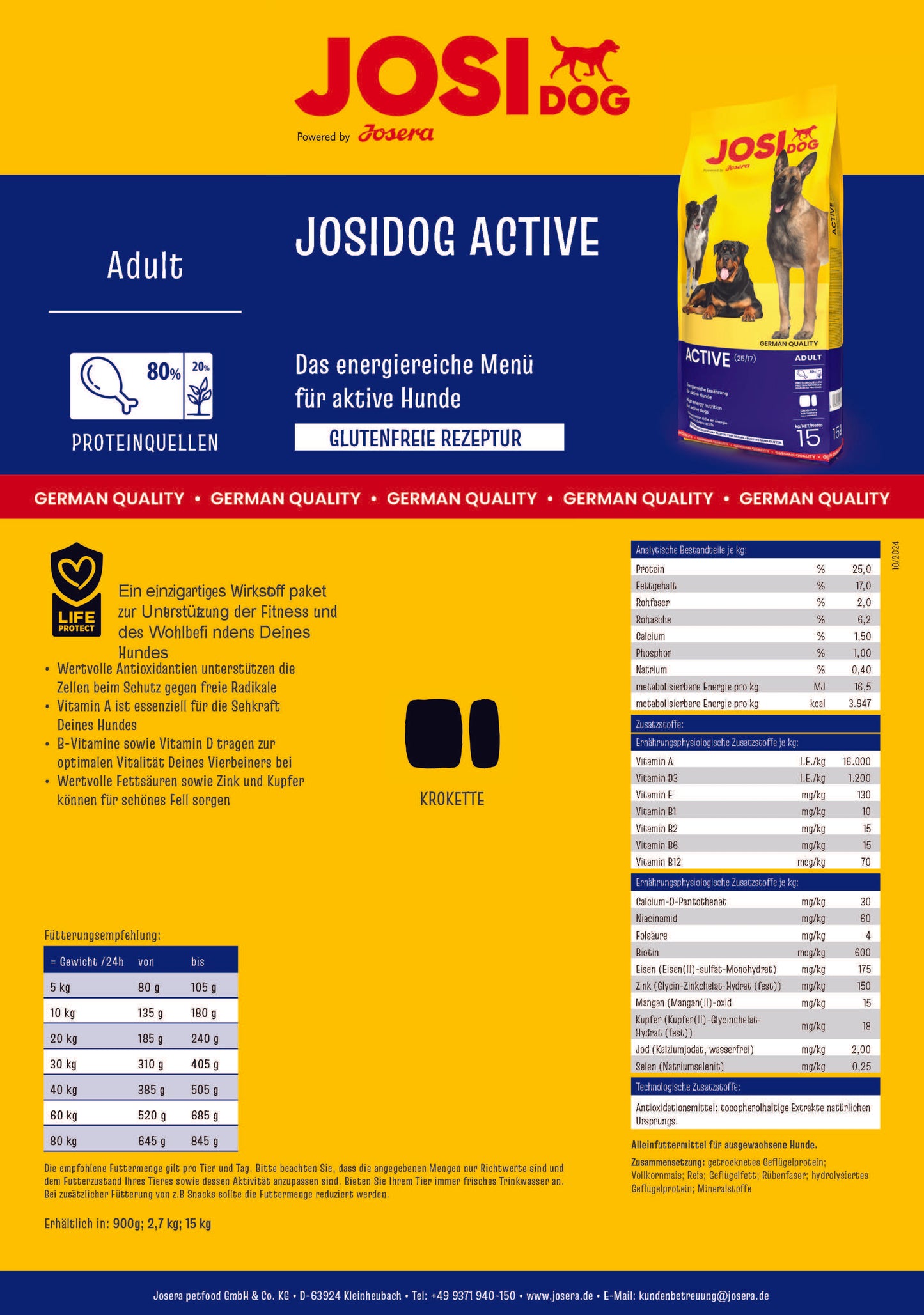 Josidog Active 15kg